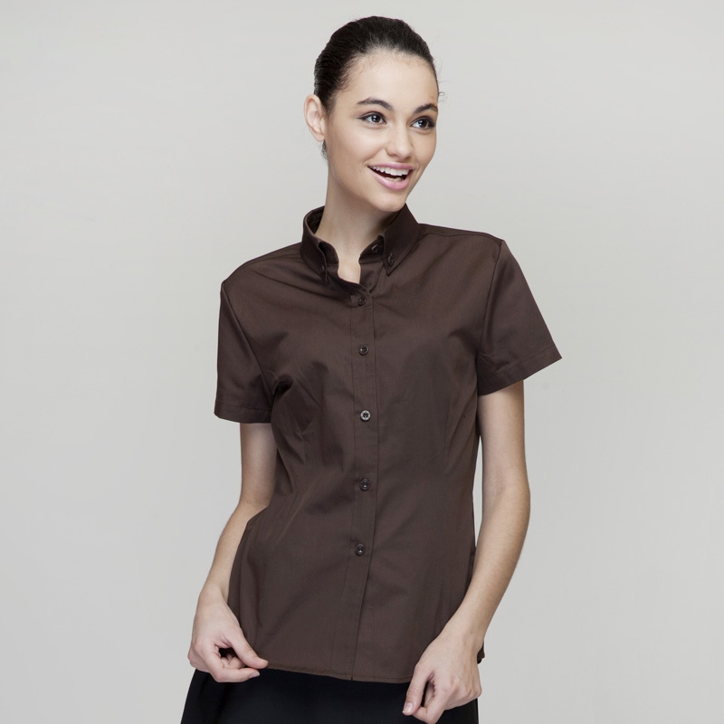 short sleeve coffee waitress shirt 
